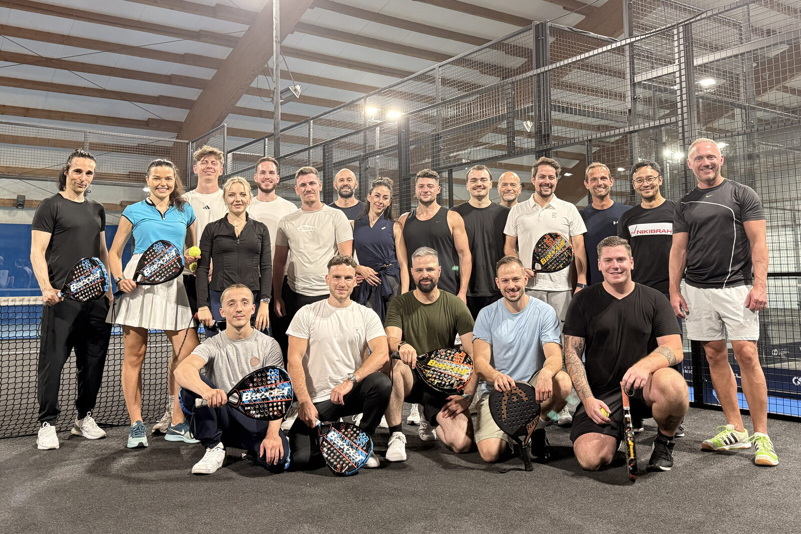 Gruppenfoto Unternehmer-Padel