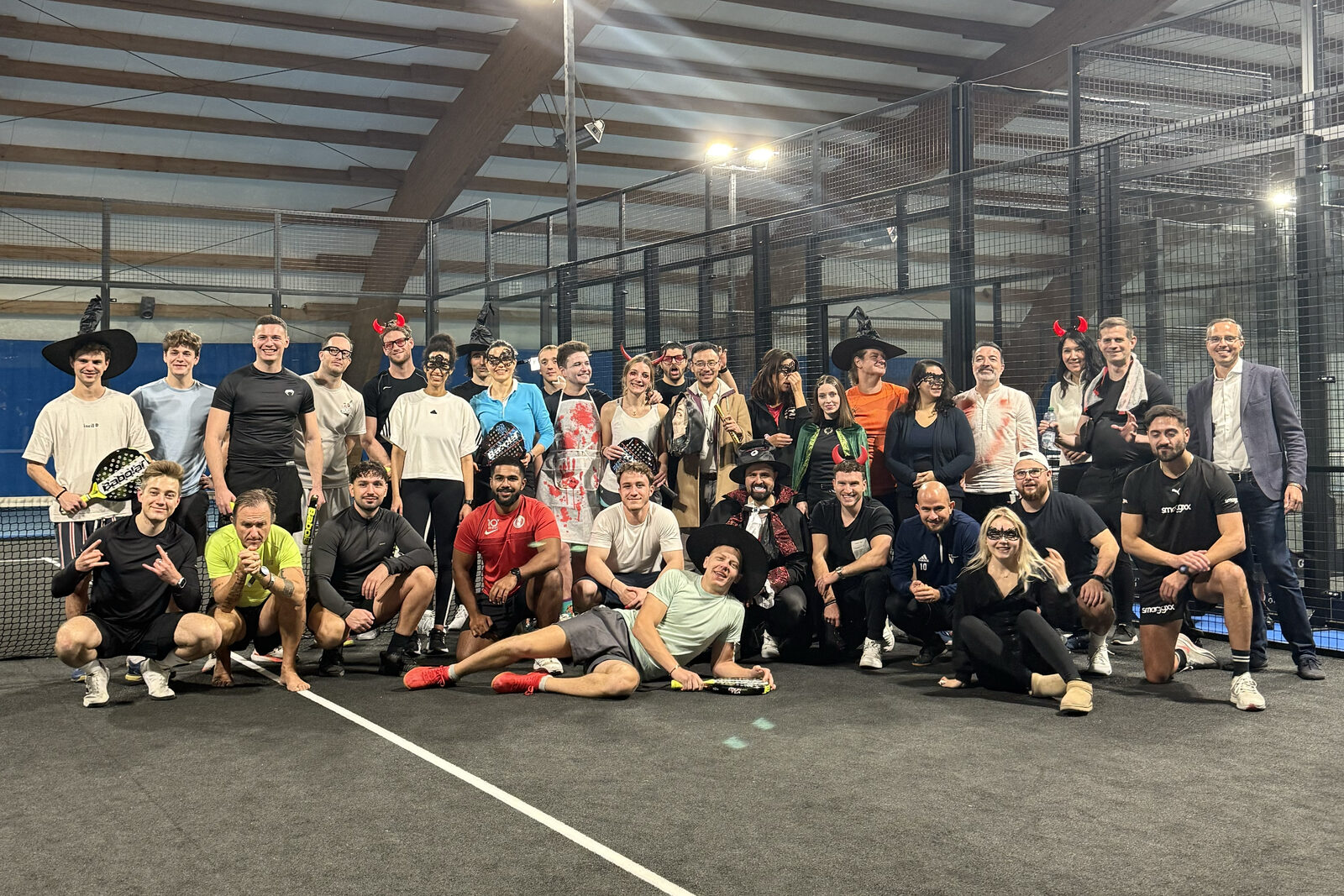 Gruppenfoto Unternehmer-Padel